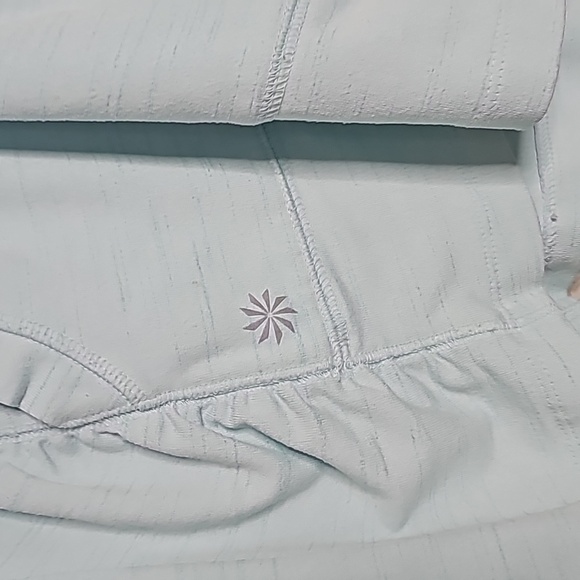 Athleta Women’s turquoise 1/4 zip hoodie ruched size small - Picture 3 of 7